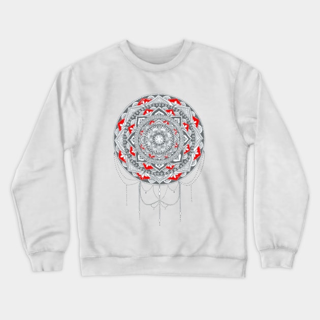 mandala Crewneck Sweatshirt by annaandron